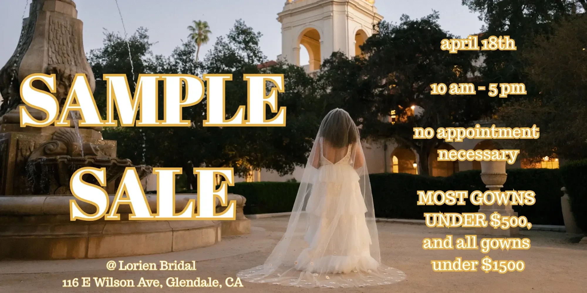 Sample Sale desktop banner