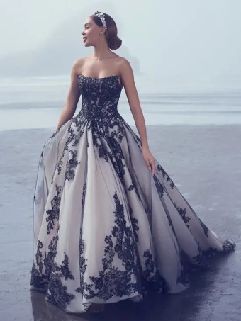 Maggie Sottero Style #NORVINIA NORVINIA #2 Black/Champagne thumbnail