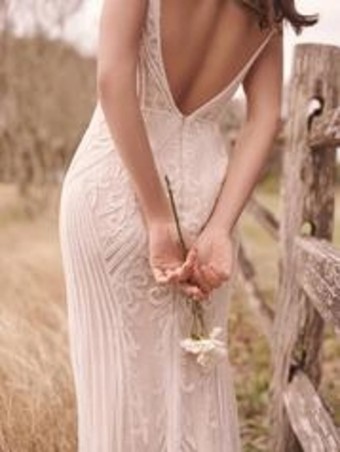 Maggie Sottero Style #22MK934A01 Ambreal #1 Ivory over Soft Pearl thumbnail