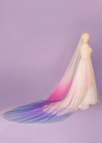 Canvas Bridal Style #OMBRE CLASSIC VEIL OMBRE CLASSIC VEIL #4 thumbnail