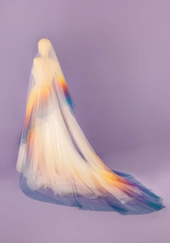 Canvas Bridal Style #OMBRE DROP VEIL OMBRE DROP VEIL #5 thumbnail