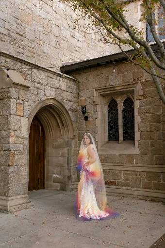 Canvas Bridal Style #OMBRE DROP VEIL OMBRE DROP VEIL #7 thumbnail