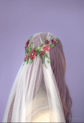 Canvas Bridal Style #ROSE JULIET CAP VEIL ROSE JULIET CAP VEIL #0 default thumbnail