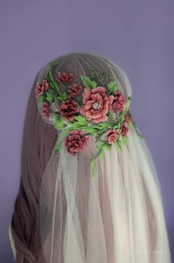 Canvas Bridal Style #ROSE JULIET CAP VEIL ROSE JULIET CAP VEIL #2 thumbnail