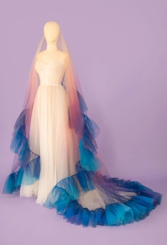 Canvas Bridal Style #RUFFLE OMBRE RUFFLE OMBRE #3 thumbnail
