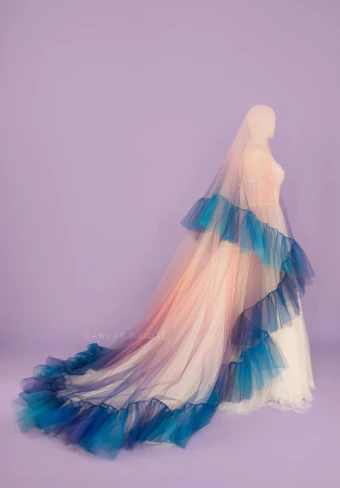 Canvas Bridal Style #RUFFLE OMBRE RUFFLE OMBRE #2 thumbnail