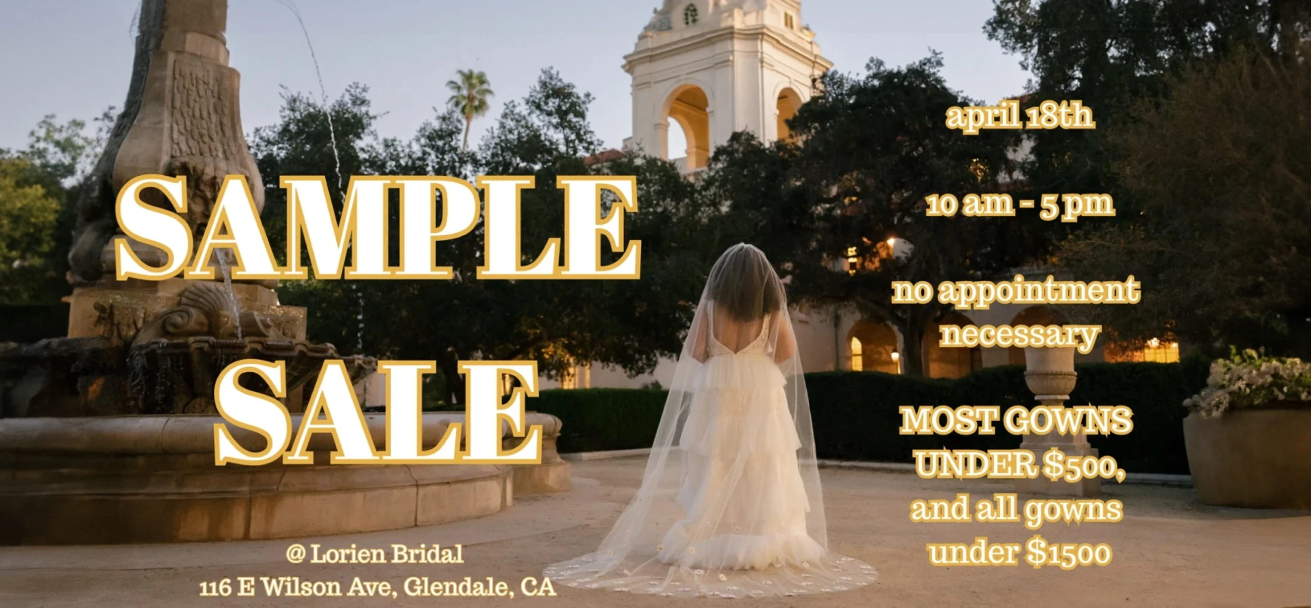 Sample Sale desktop banner