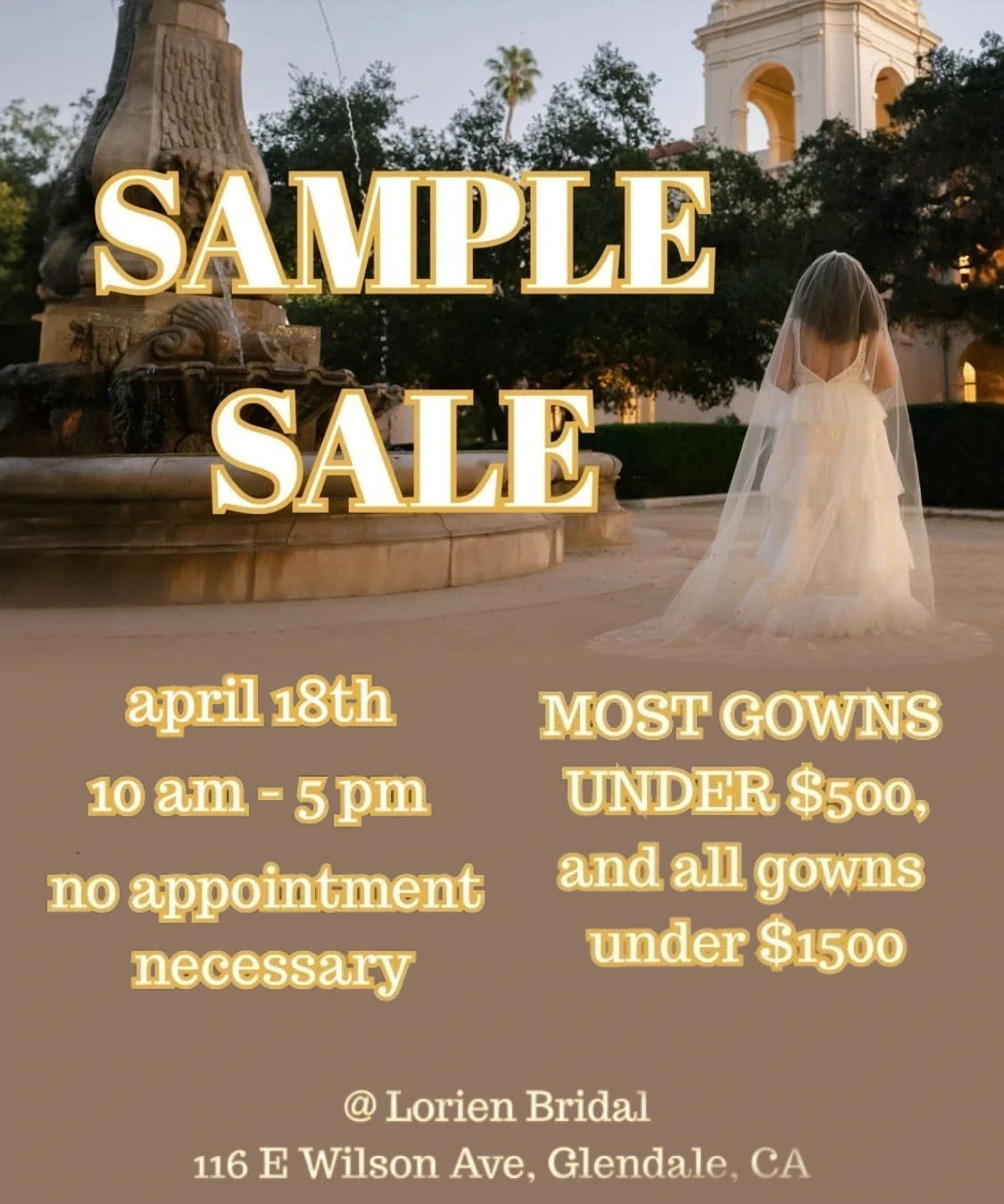 Sample Sale mobile banner